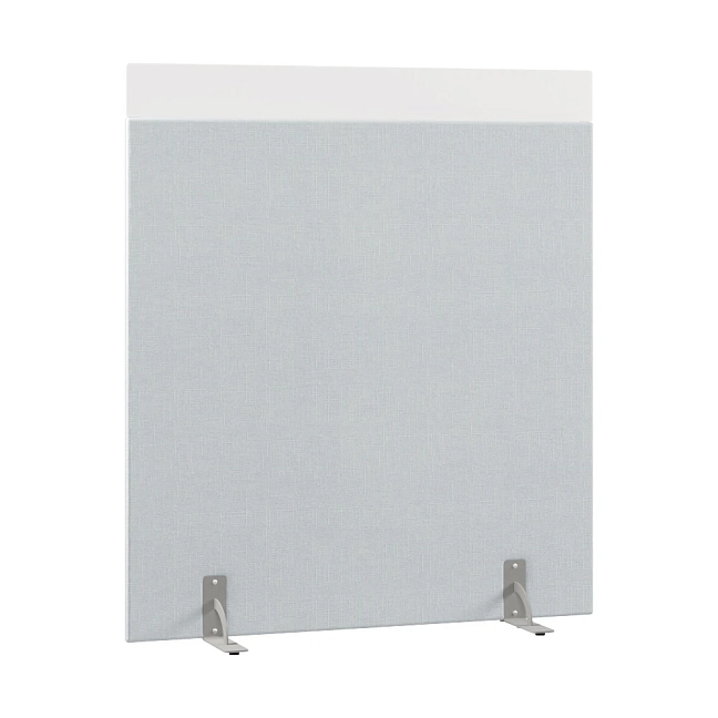 Перегородка акустическая на стационарных опорах Призма ПЗ.АЛ.С-140/160 Ткань Ромео 013