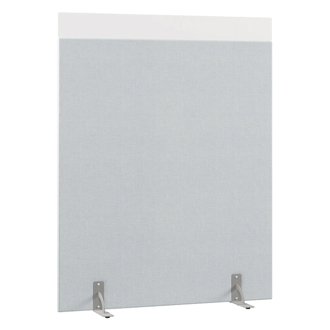 Перегородка акустическая на стационарных опорах Призма ПЗ.АЛ.С-140/180 Ткань Ромео 013