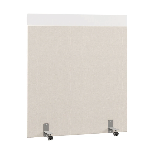 Перегородка акустическая на роликовых опорах Призма ПЗ.АЛ.Р-140/160 Ткань Ромео 02