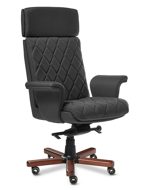 Кресло Сплит (Z) А прострочка ткань Ткань рогожка черная