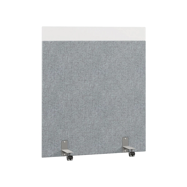 Перегородка акустическая на роликовых опорах Призма ПЗ.АЛ.Р-120/150 Рогожка Kiton 06