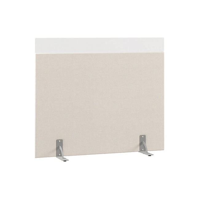 Перегородка акустическая на стационарных опорах Призма ПЗ.АЛ.С-140/120 Ткань Ромео 02