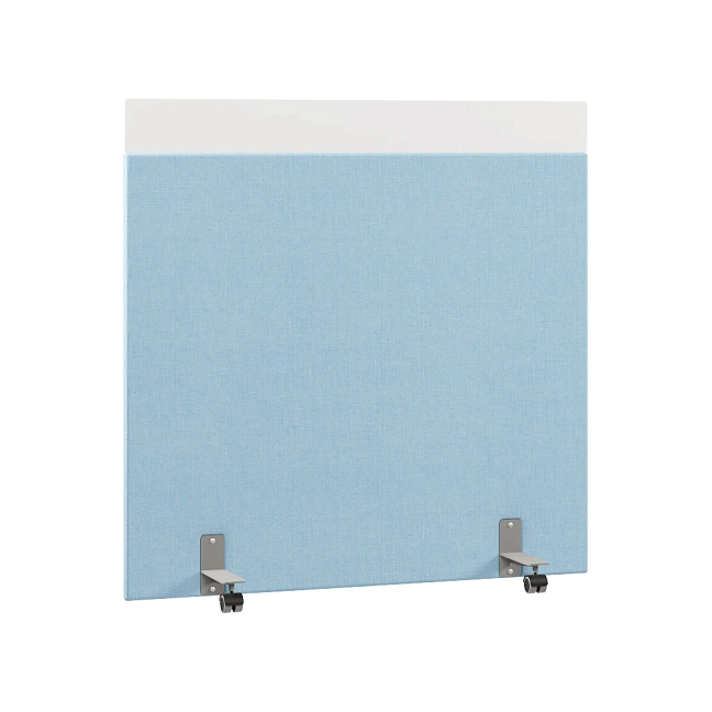 Перегородка акустическая на роликовых опорах Призма ПЗ.АЛ.Р-140/150 Ткань Ромео 09