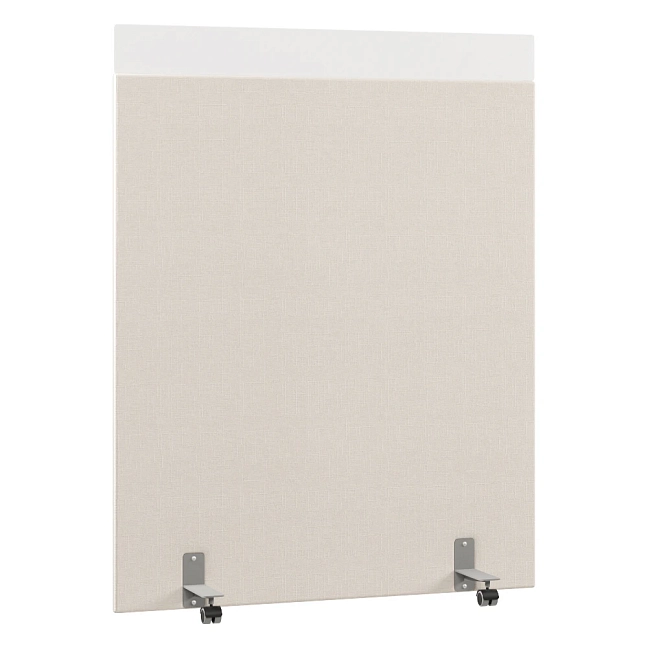 Перегородка акустическая на роликовых опорах Призма ПЗ.АЛ.Р-140/180 Ткань Ромео 02