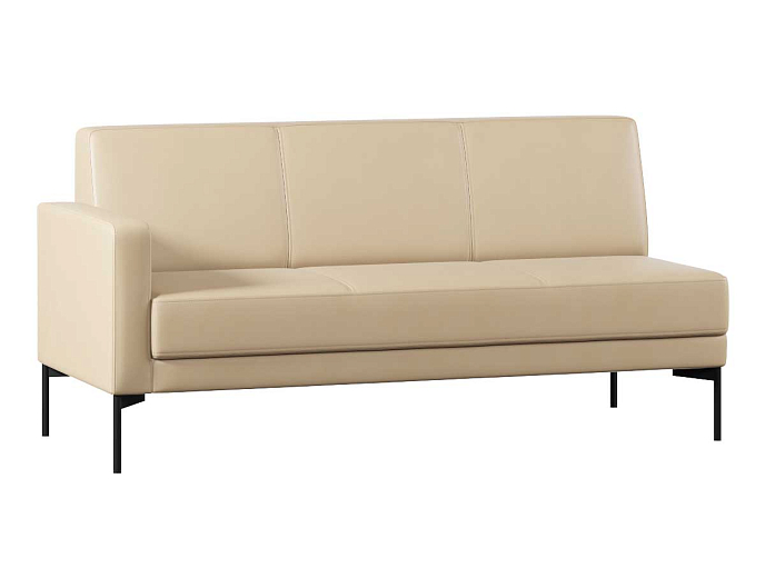 Диван с подлокотником трехместный правый Статус СТ-1П.03(П) Экокожа Oregon 12