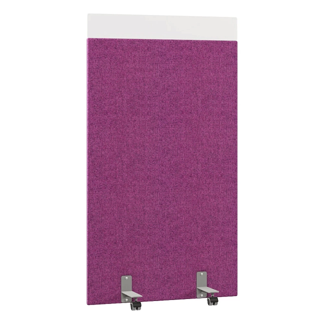 Перегородка акустическая на роликовых опорах Призма ПЗ.АЛ.Р-70/180 Рогожка Kiton 14