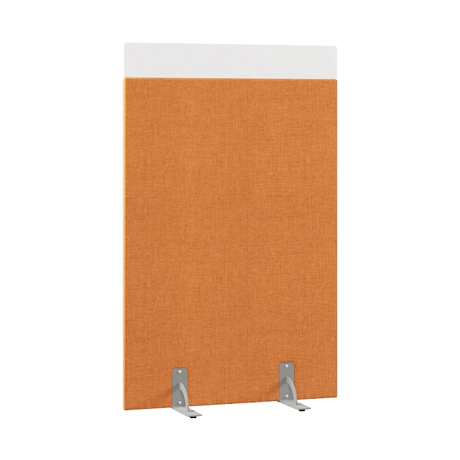 Перегородка акустическая на стационарных опорах Призма ПЗ.АЛ.С-80/160 Рогожка Kiton 09