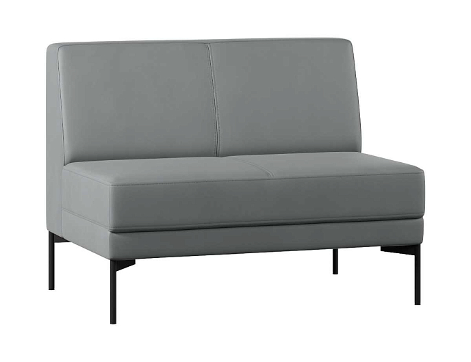 Диван без подлокотников двухместный Статус СТ-БП.02 Экокожа Oregon 17