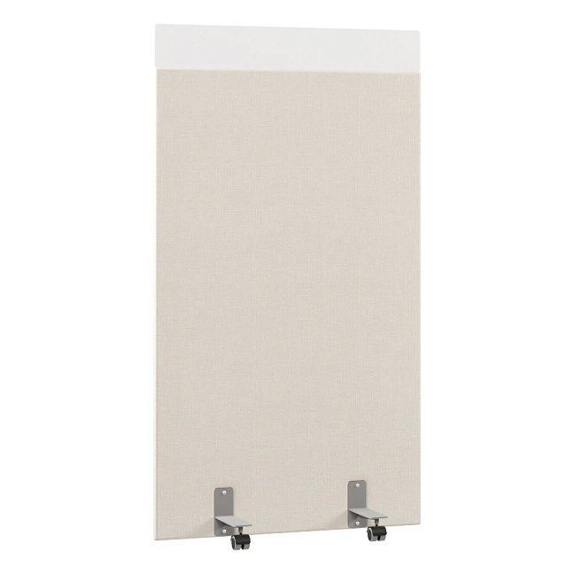 Перегородка акустическая на роликовых опорах Призма ПЗ.АЛ.Р-100/180 Ткань Ромео 02