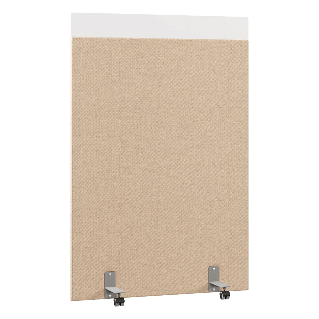 Перегородка акустическая на роликовых опорах Призма ПЗ.АЛ.Р-120/180 Рогожка Kiton 02