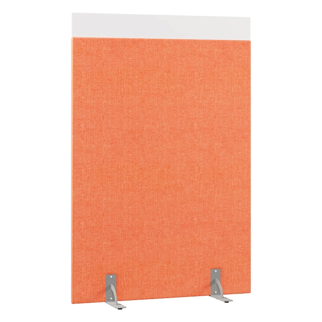 Перегородка акустическая на стационарных опорах Призма ПЗ.АЛ.С-120/180 Ткань Ромео 08