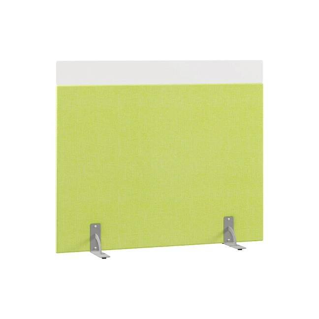 Перегородка акустическая на стационарных опорах Призма ПЗ.АЛ.С-140/120 Ткань Ромео 07