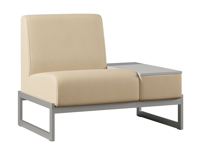 Мягкое кресло со столиком слева Smart SM-01.ST(L) Экокожа Oregon 12