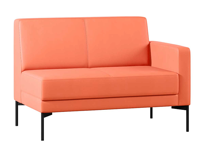 Диван с подлокотником двухместный левый Статус СТ-1П.02(Л) Экокожа Oregon 23