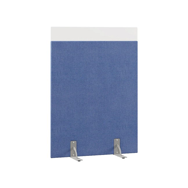 Перегородка акустическая на стационарных опорах Призма ПЗ.АЛ.С-70/150 Ткань Ромео 011