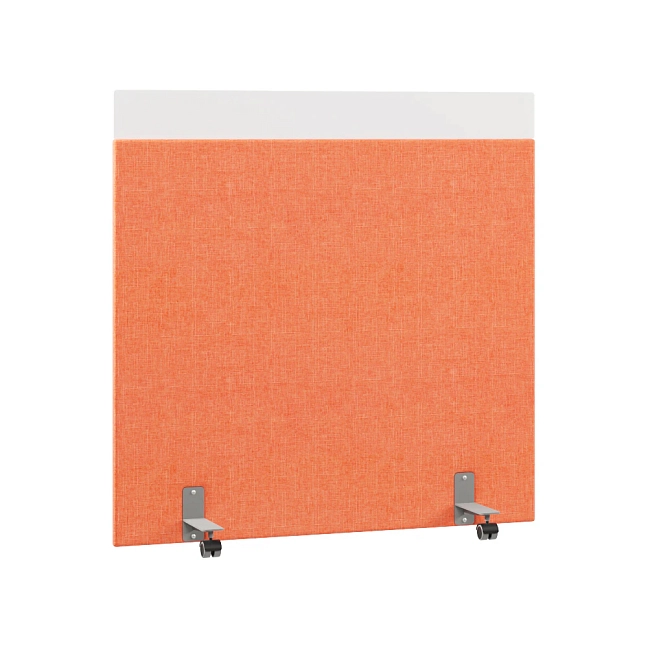 Перегородка акустическая на роликовых опорах Призма ПЗ.АЛ.Р-140/140 Ткань Ромео 08