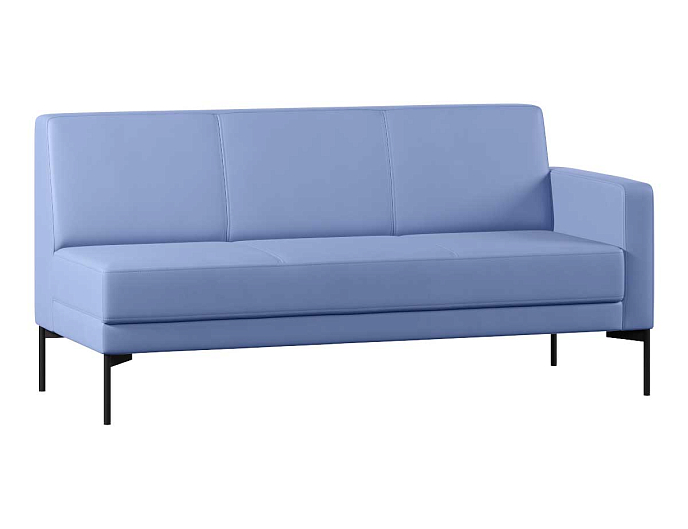 Диван с подлокотником трехместный левый Статус СТ-1П.03(Л) Экокожа Oregon 03