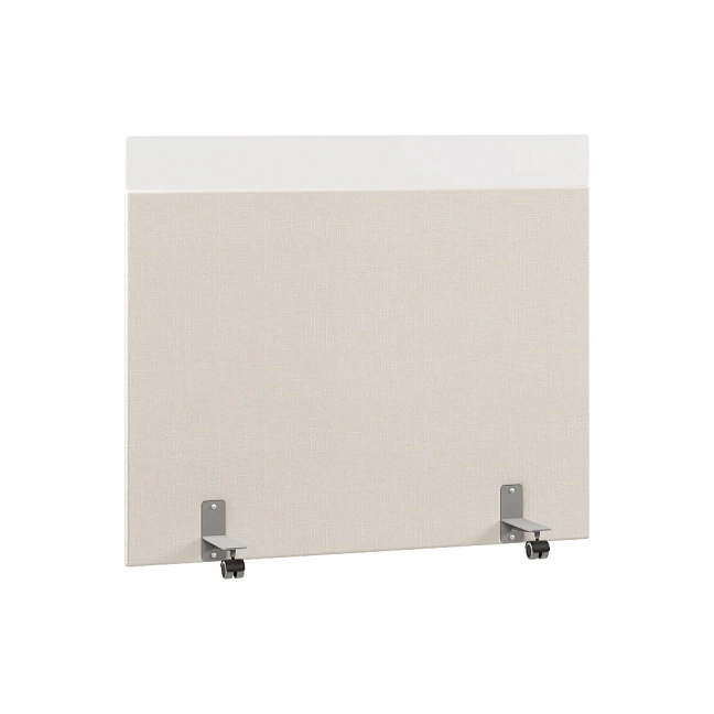 Перегородка акустическая на роликовых опорах Призма ПЗ.АЛ.Р-140/120 Ткань Ромео 02