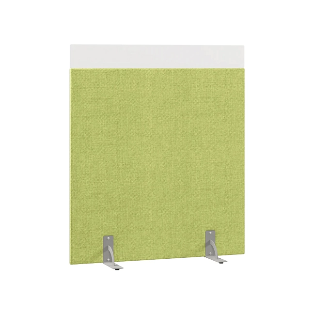 Перегородка акустическая на стационарных опорах Призма ПЗ.АЛ.С-120/150 Рогожка Kiton 08