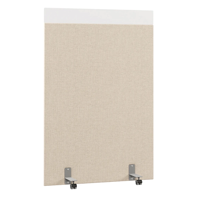 Перегородка акустическая на роликовых опорах Призма ПЗ.АЛ.Р-120/180 Рогожка Kiton 01