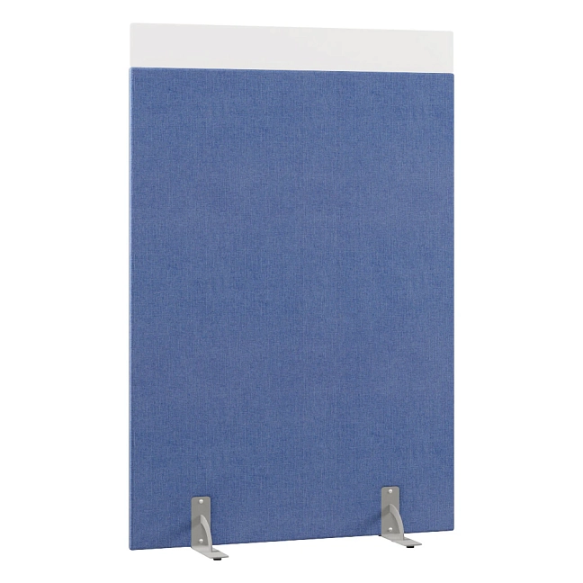 Перегородка акустическая на стационарных опорах Призма ПЗ.АЛ.С-120/180 Ткань Ромео 011