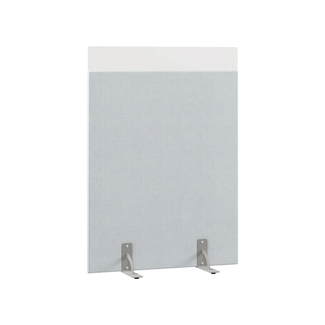 Перегородка акустическая на стационарных опорах Призма ПЗ.АЛ.С-80/150 Ткань Ромео 013