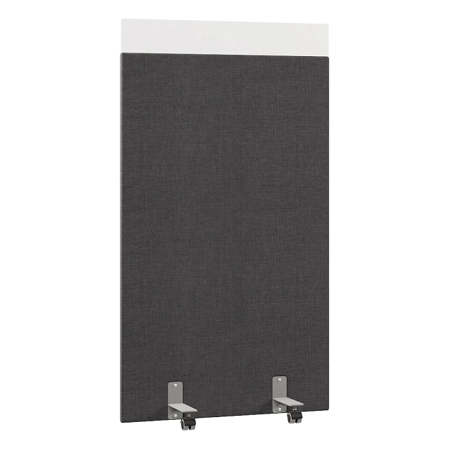 Перегородка акустическая на роликовых опорах Призма ПЗ.АЛ.Р-100/180 Рогожка Kiton 07