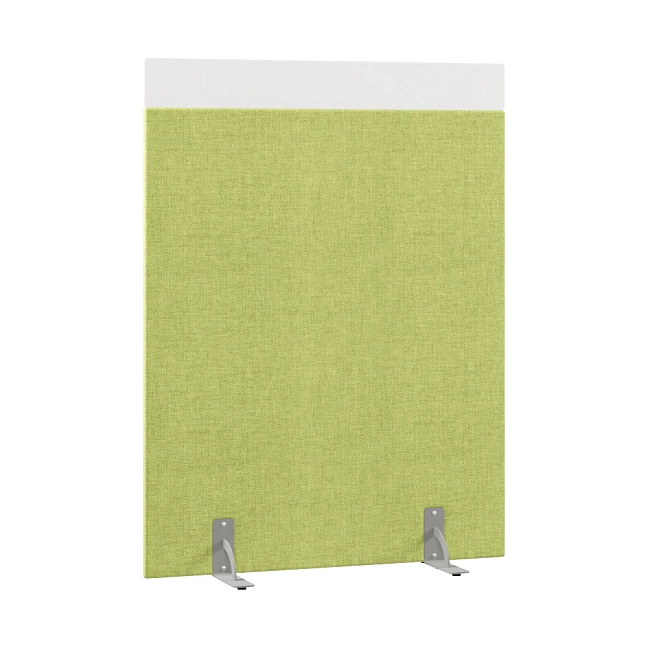 Перегородка акустическая на стационарных опорах Призма ПЗ.АЛ.С-120/160 Рогожка Kiton 08