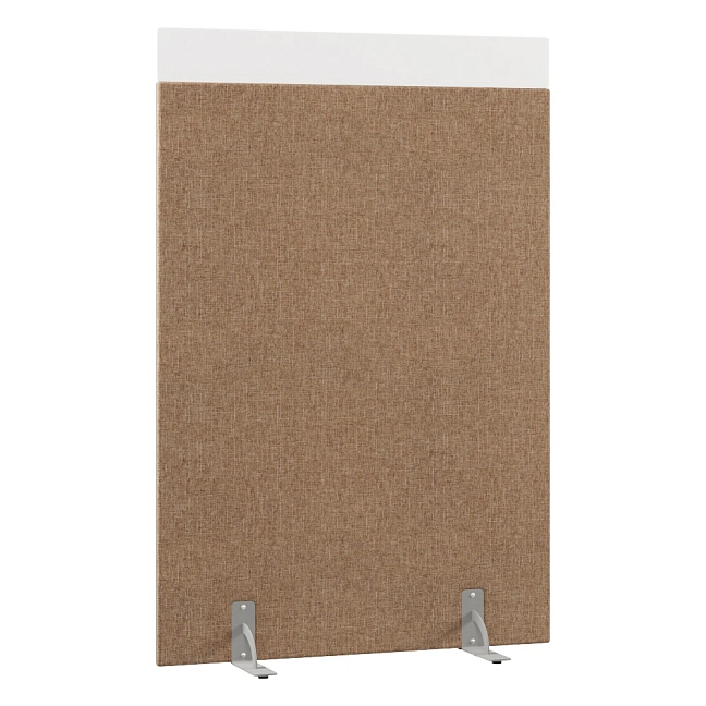 Перегородка акустическая на стационарных опорах Призма ПЗ.АЛ.С-120/180 Ткань Ромео 03