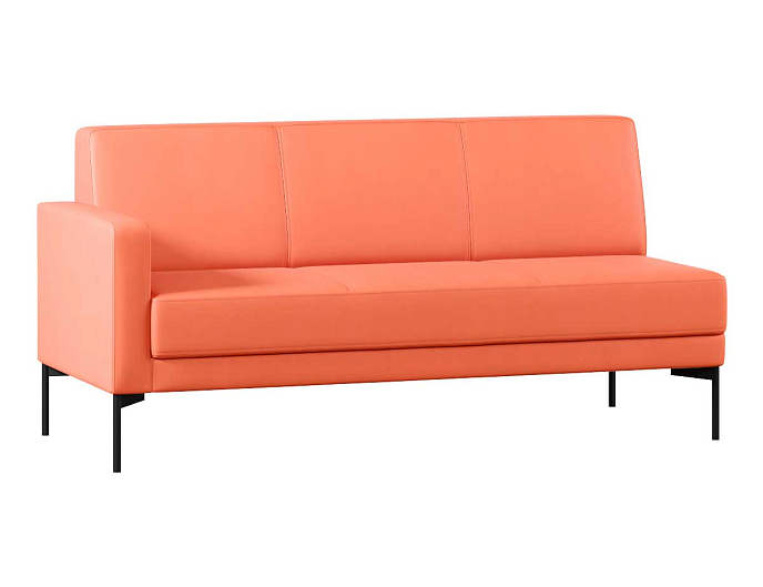 Диван с подлокотником трехместный правый Статус СТ-1П.03(П) Экокожа Oregon 23