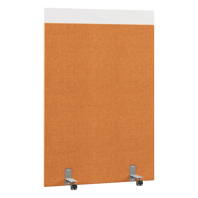 Перегородка акустическая на роликовых опорах Призма ПЗ.АЛ.Р-120/180 Рогожка Kiton 09