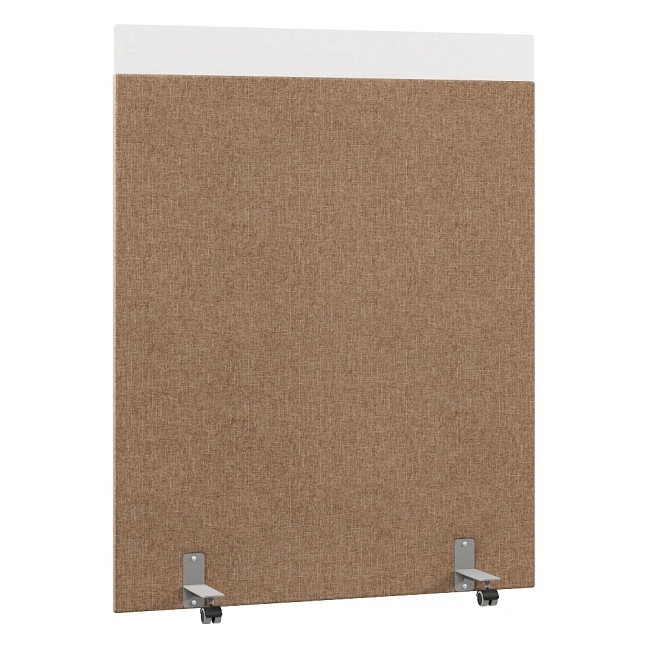 Перегородка акустическая на роликовых опорах Призма ПЗ.АЛ.Р-140/180 Ткань Ромео 03