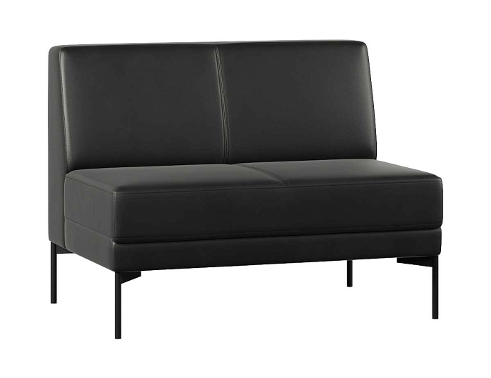 Диван без подлокотников двухместный Статус СТ-БП.02 Экокожа Oregon 16