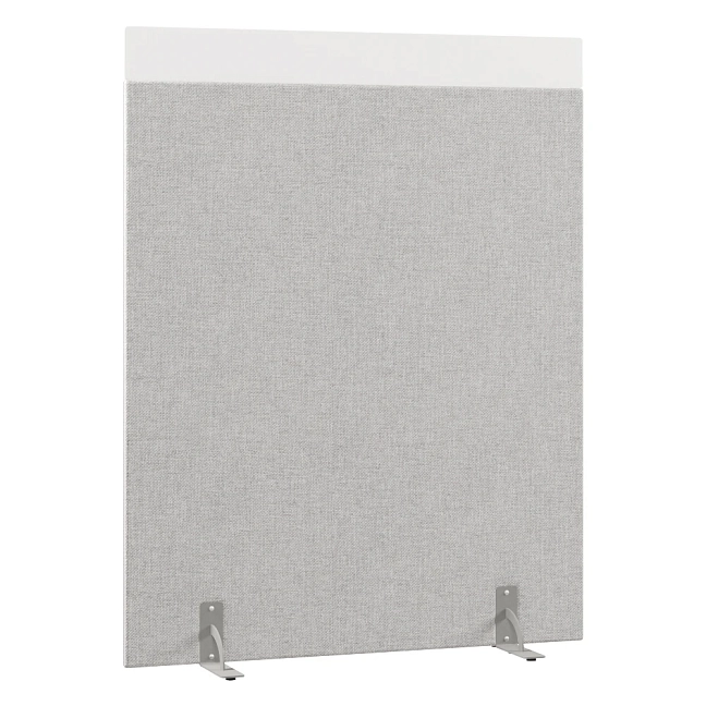 Перегородка акустическая на стационарных опорах Призма ПЗ.АЛ.С-140/180 Рогожка Kiton 05