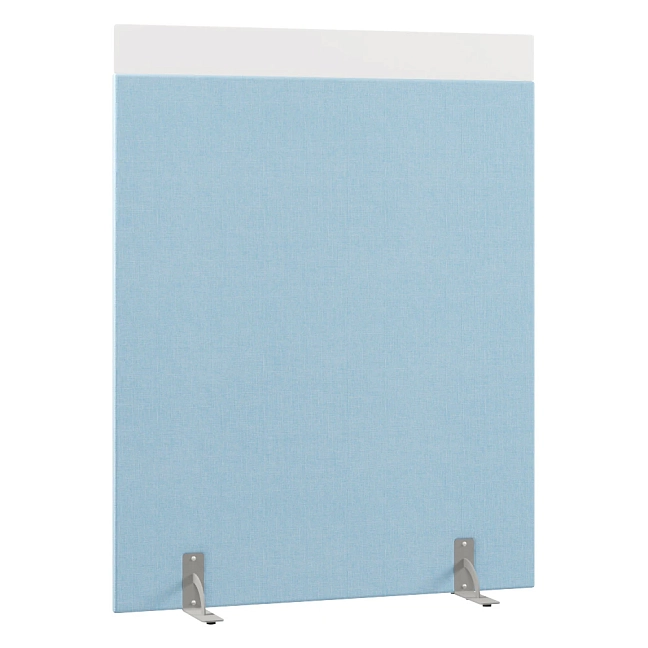 Перегородка акустическая на стационарных опорах Призма ПЗ.АЛ.С-140/180 Ткань Ромео 09