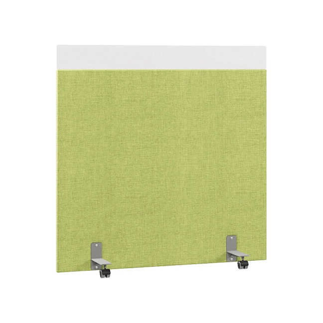 Перегородка акустическая на роликовых опорах Призма ПЗ.АЛ.Р-140/140 Рогожка Kiton 08