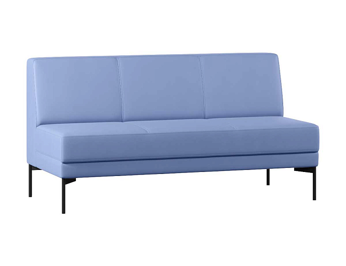 Диван без подлокотников трехместный Статус СТ-БП.03 Экокожа Oregon 03