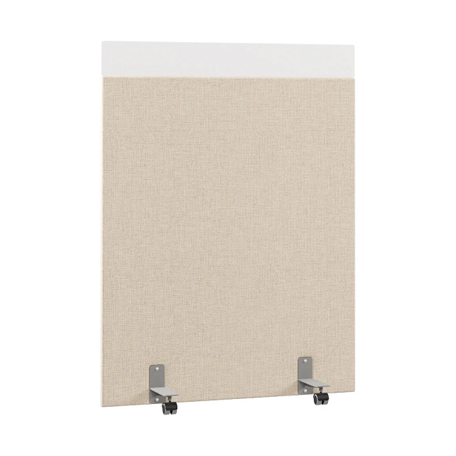 Перегородка акустическая на роликовых опорах Призма ПЗ.АЛ.Р-120/160 Рогожка Kiton 01