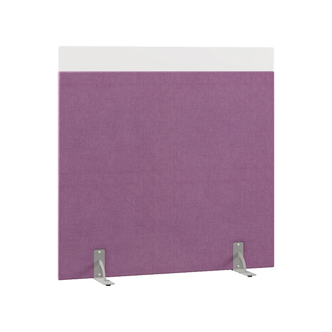 Перегородка акустическая на стационарных опорах Призма ПЗ.АЛ.С-140/140 Ткань Ромео 06