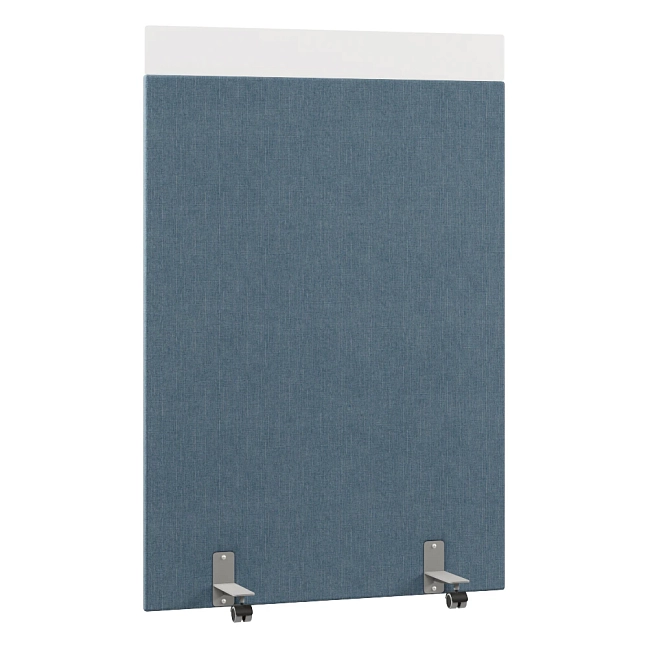 Перегородка акустическая на роликовых опорах Призма ПЗ.АЛ.Р-120/180 Ткань Ромео 010