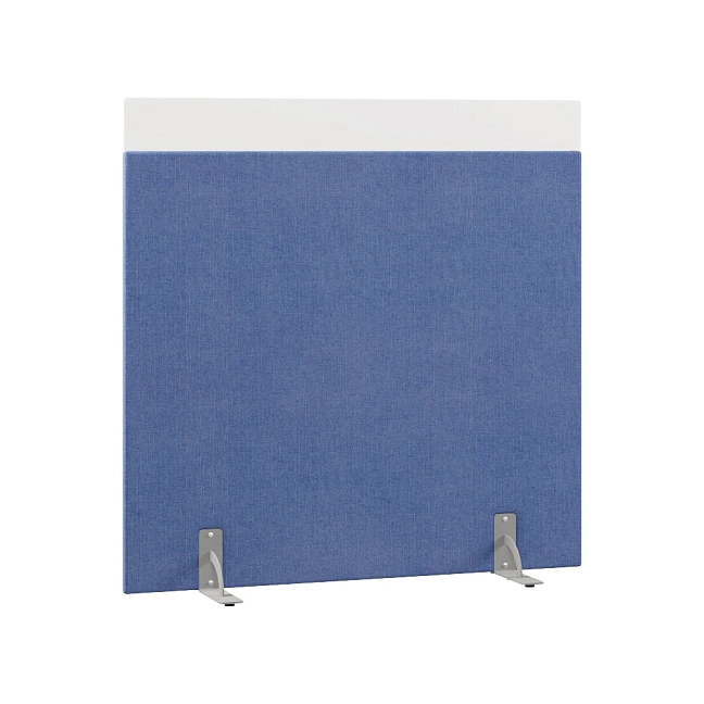 Перегородка акустическая на стационарных опорах Призма ПЗ.АЛ.С-140/140 Ткань Ромео 011