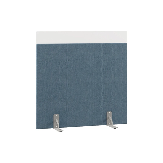 Перегородка акустическая на стационарных опорах Призма ПЗ.АЛ.С-120/120 Ткань Ромео 010