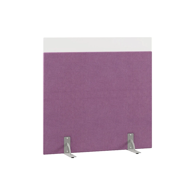 Перегородка акустическая на стационарных опорах Призма ПЗ.АЛ.С-120/120 Ткань Ромео 06
