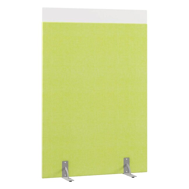 Перегородка акустическая на стационарных опорах Призма ПЗ.АЛ.С-120/180 Ткань Ромео 07