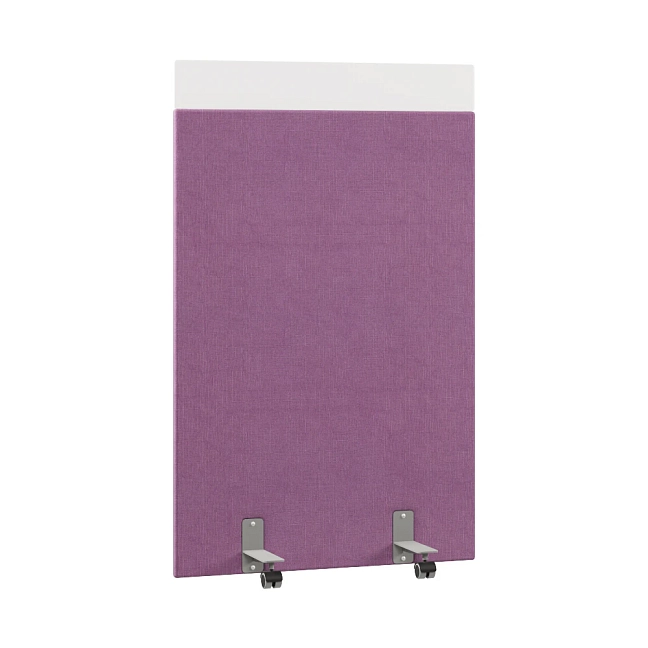 Перегородка акустическая на роликовых опорах Призма ПЗ.АЛ.Р-80/160 Ткань Ромео 06