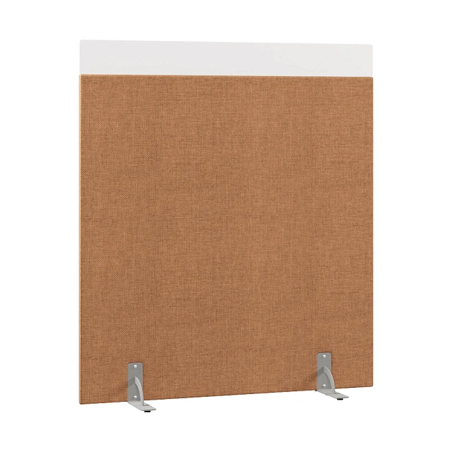 Перегородка акустическая на стационарных опорах Призма ПЗ.АЛ.С-140/160 Рогожка Kiton 10