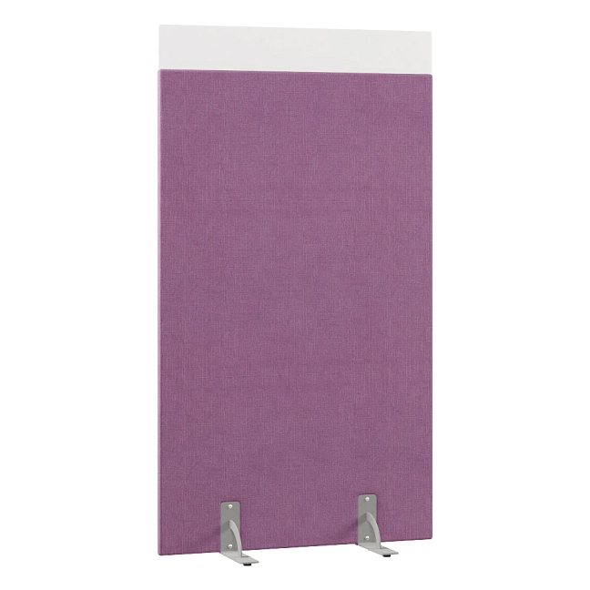 Перегородка акустическая на стационарных опорах Призма ПЗ.АЛ.С-70/180 Ткань Ромео 06