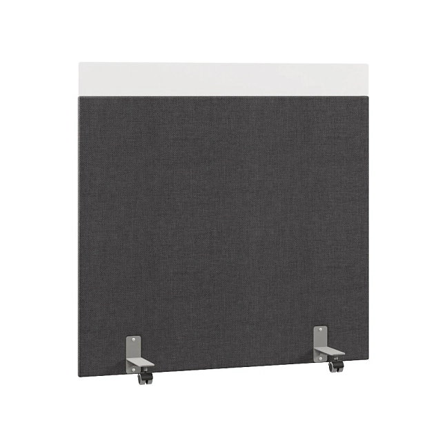 Перегородка акустическая на роликовых опорах Призма ПЗ.АЛ.Р-140/140 Рогожка Kiton 07