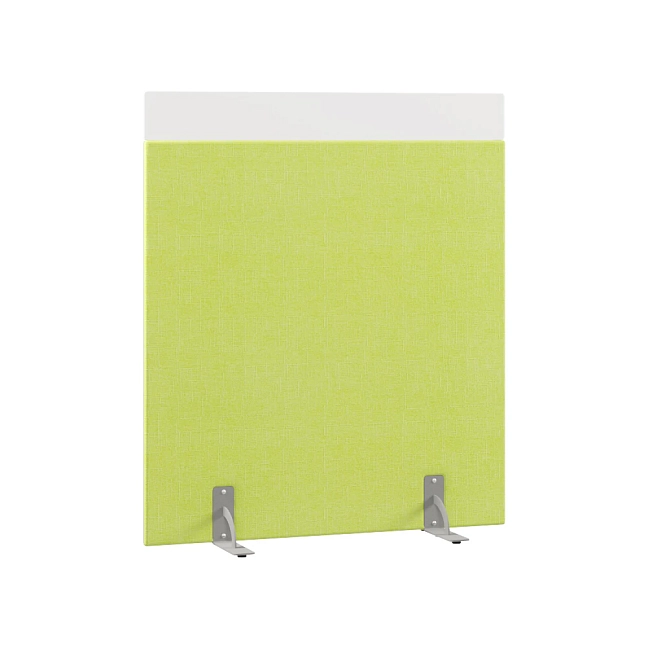 Перегородка акустическая на стационарных опорах Призма ПЗ.АЛ.С-120/150 Ткань Ромео 07