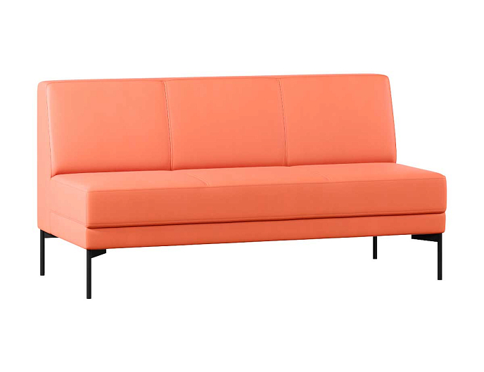 Диван без подлокотников трехместный Статус СТ-БП.03 Экокожа Oregon 23